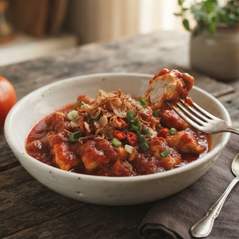 Indische kip recept
