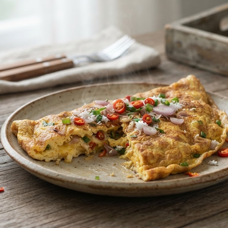Indische Omelet recept
