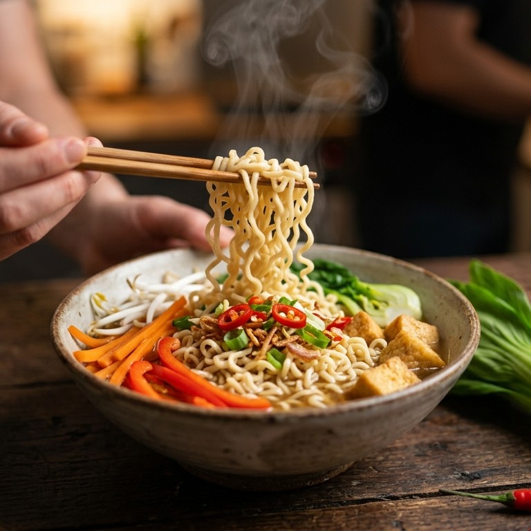 Indonesische noodles recept