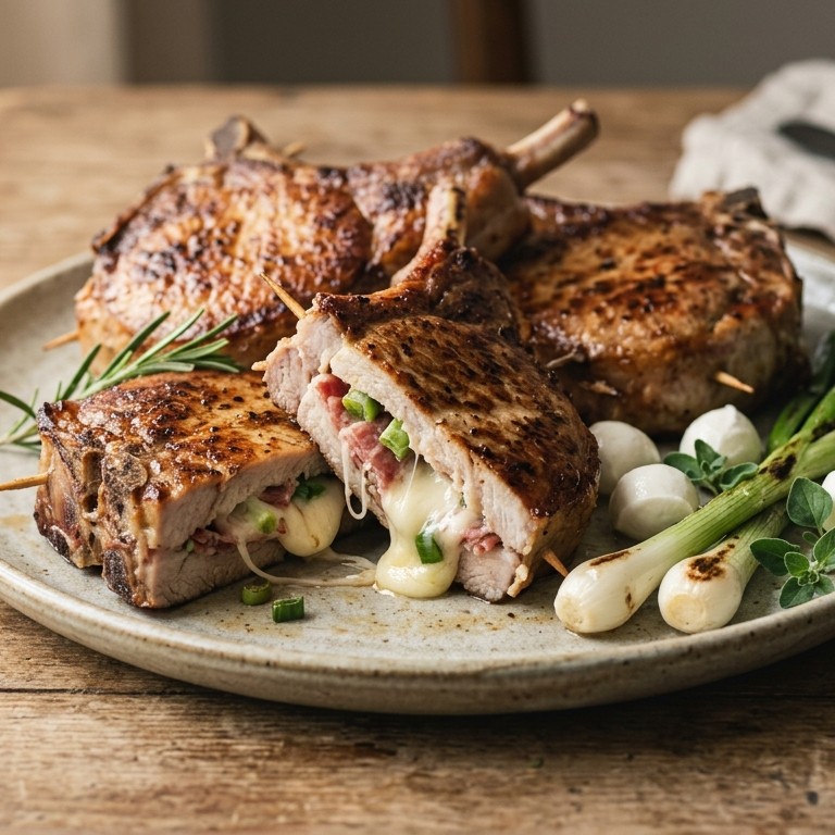 Italiaans gevulde ribkarbonade recept