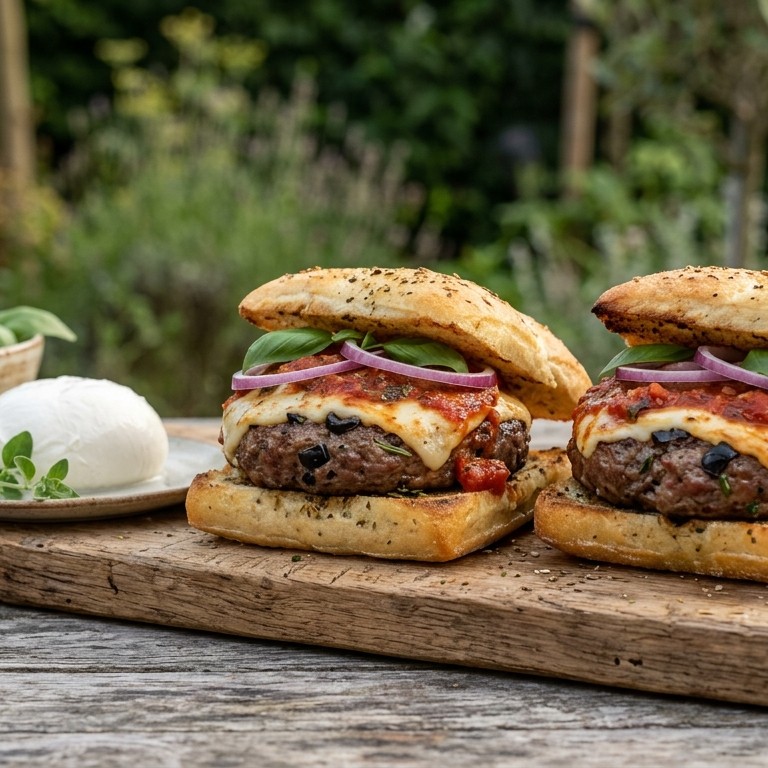 Italiaanse hamburgers recept