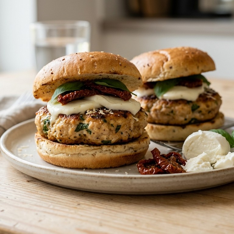 Italiaanse kipburgers recept