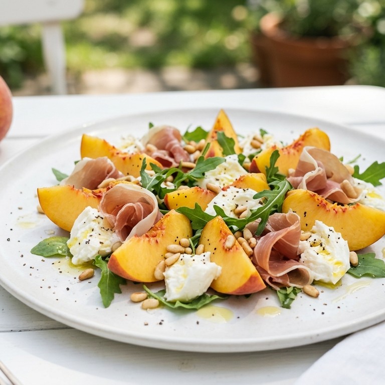 Italiaanse perziksalade recept