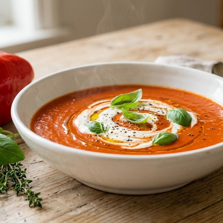 Italiaanse rode paprikasoep recept