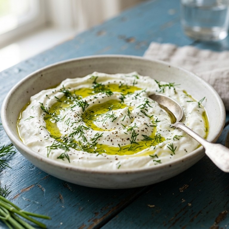 Jaurti me skordo: yoghurt-knoflooksaus recept