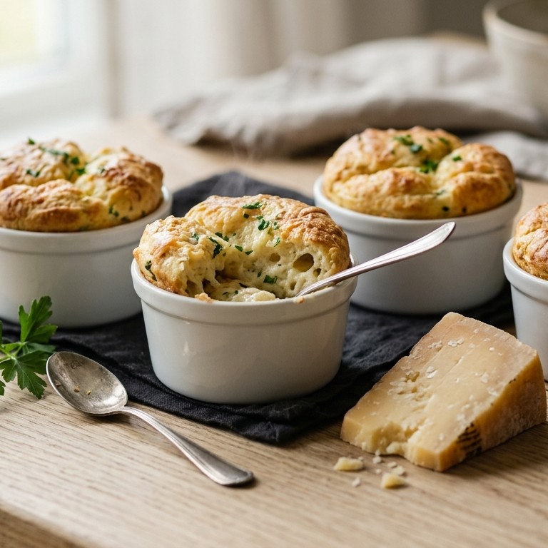 Kaas-aardappelsouffleetjes recept