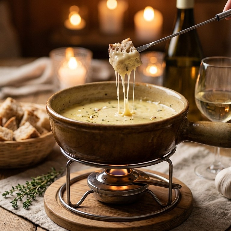Kaas fondue recept