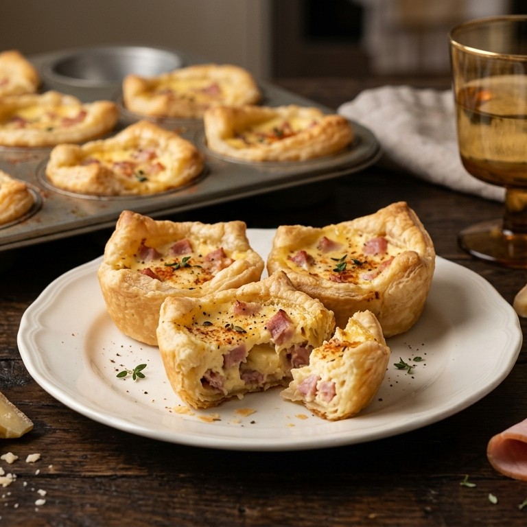 Kaas-hamtaartjes recept