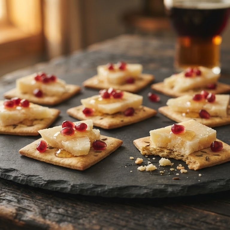 Kaas-kummel cracker met boerenkaas recept