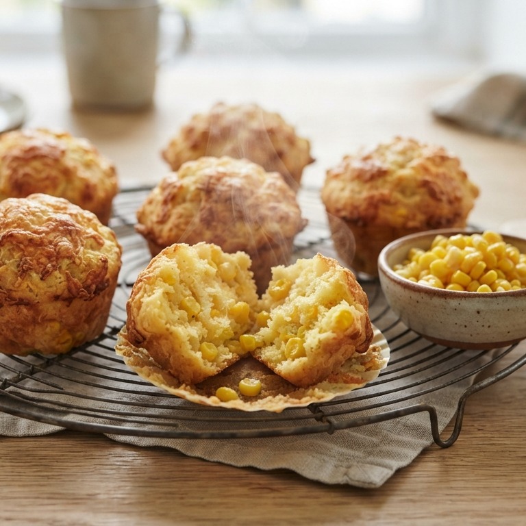 Kaas-maismuffins recept