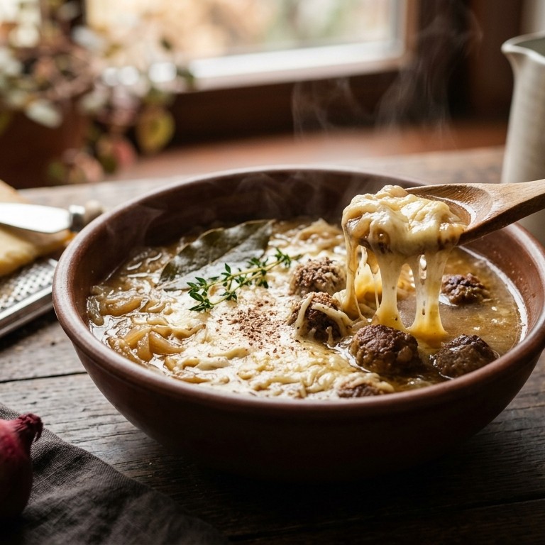 Kaas/uiensoep recept