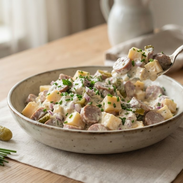Kaas-worstsalade recept