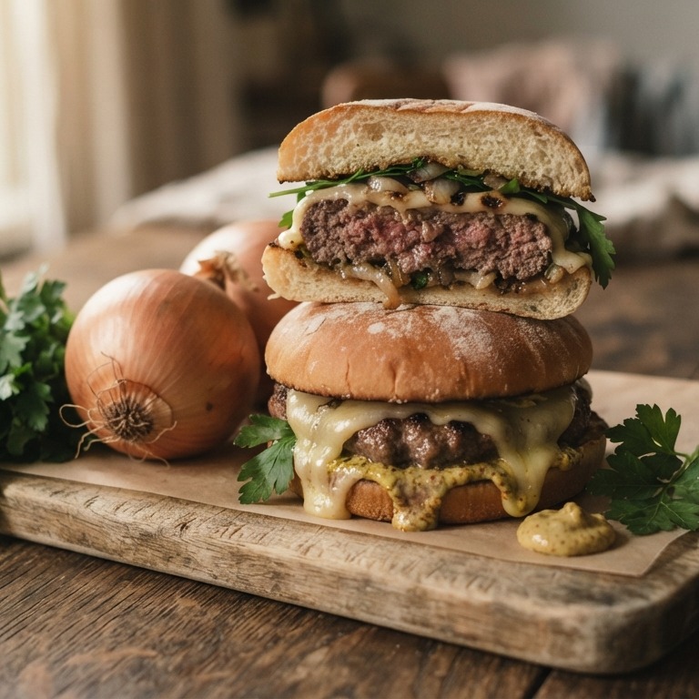 Kaasburgers recept