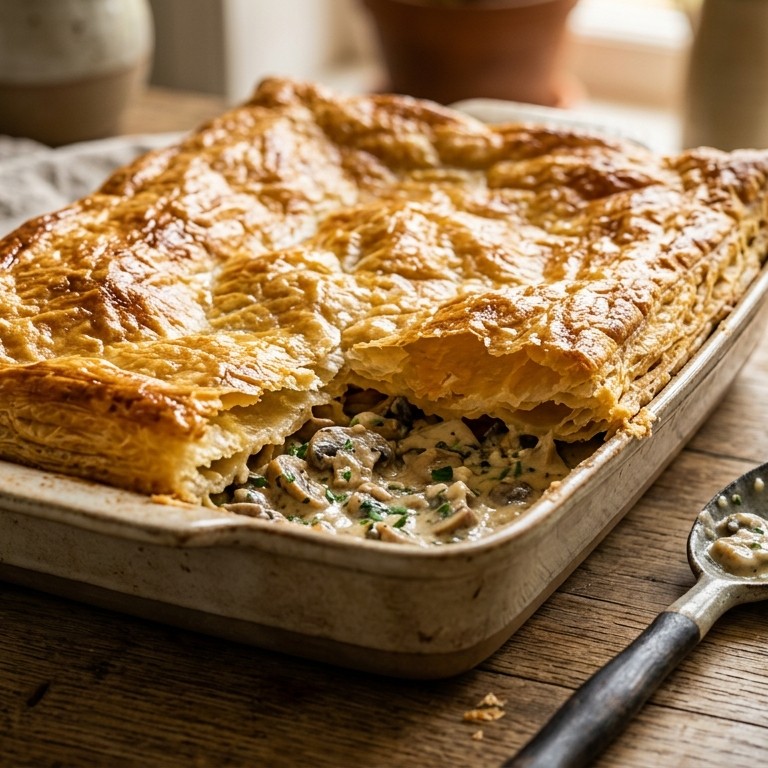 Kaaschampignon ovenschotel recept
