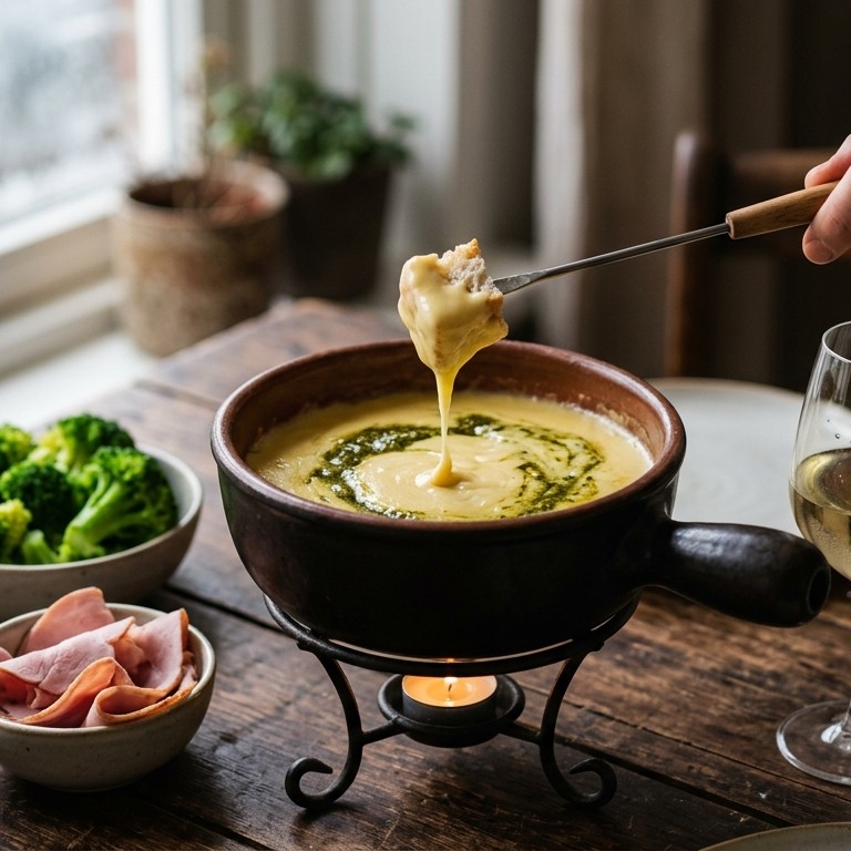 Kaasfondue recept