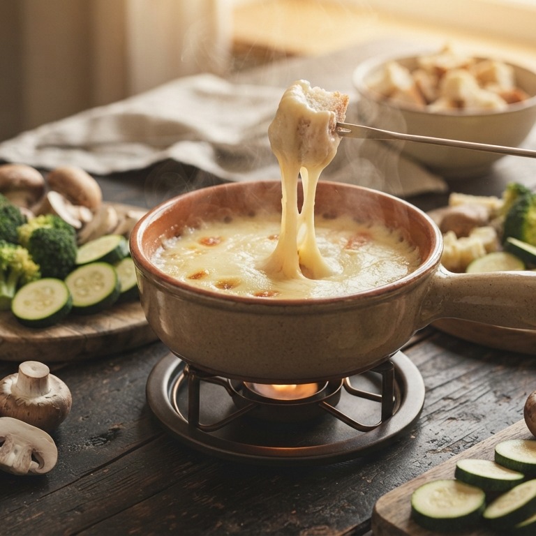 Kaasfondue in het najaar recept