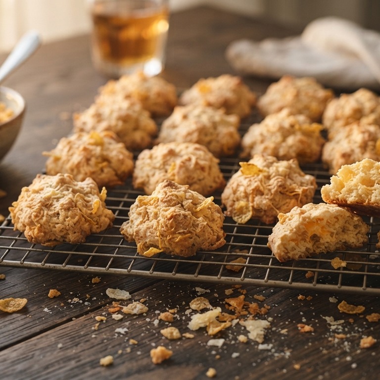 Kaaskoekjes met cornflakes recept