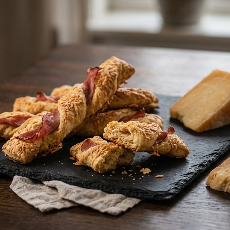 Kaaskoekjes met ham recept