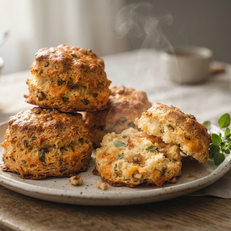 Kaasmarjolein-scones recept