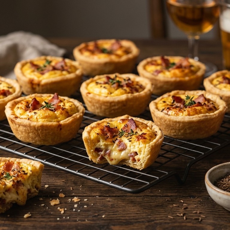 Kaastaartjes met spek recept