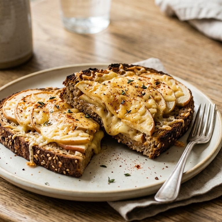 Kaastoast met appel recept