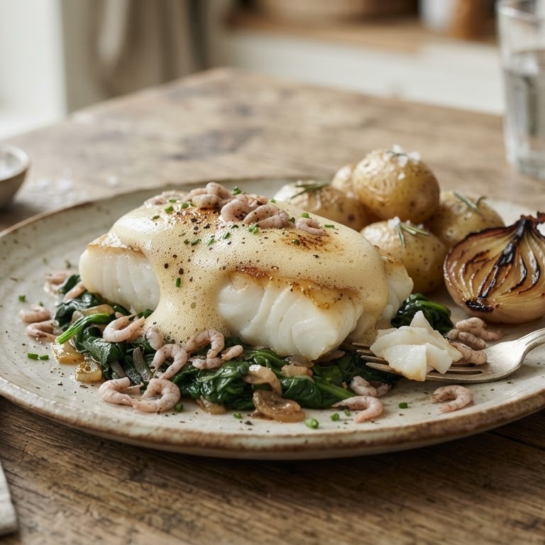Kabeljauw met sabayon van duvel recept