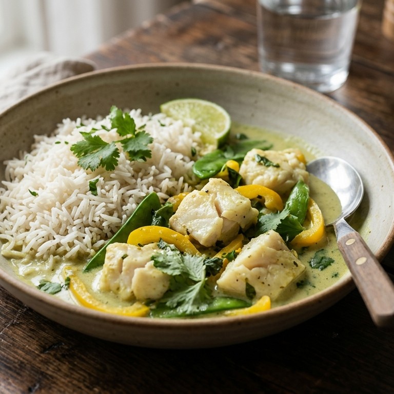 Kabeljauwcurry recept