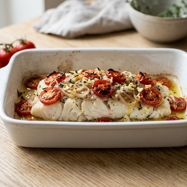 Kabeljauwfilet onder een dakje recept