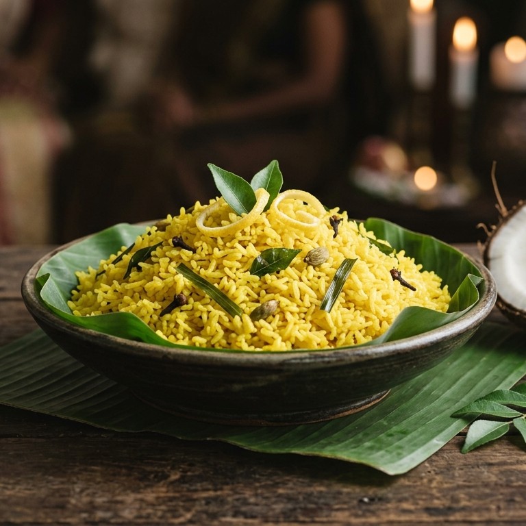 Kaha bath (Gele rijst) recept