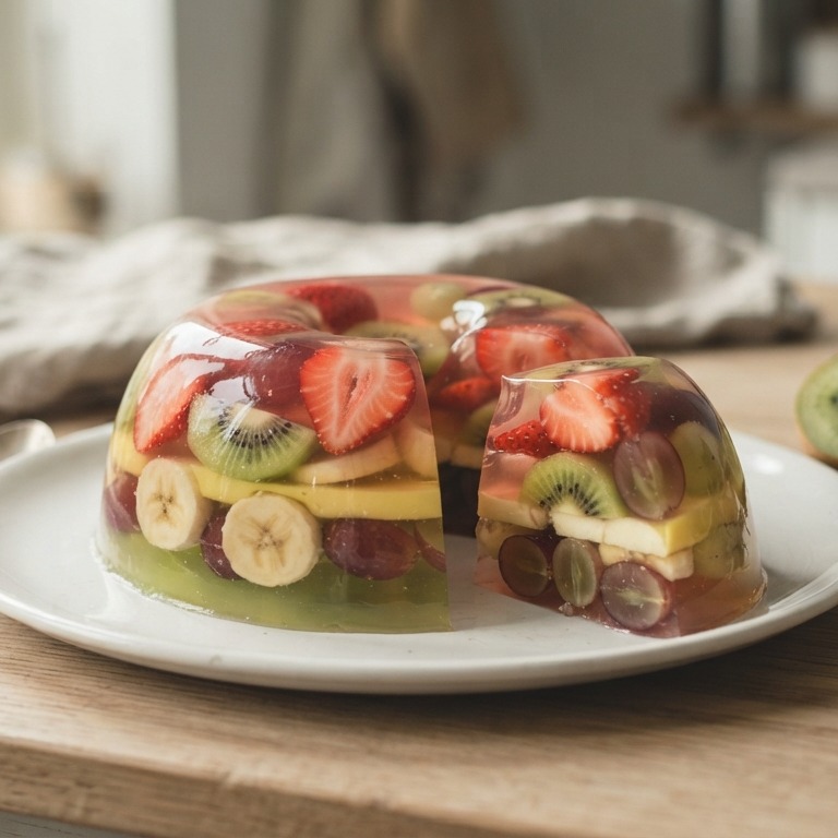 Kakelbonte drilpudding recept