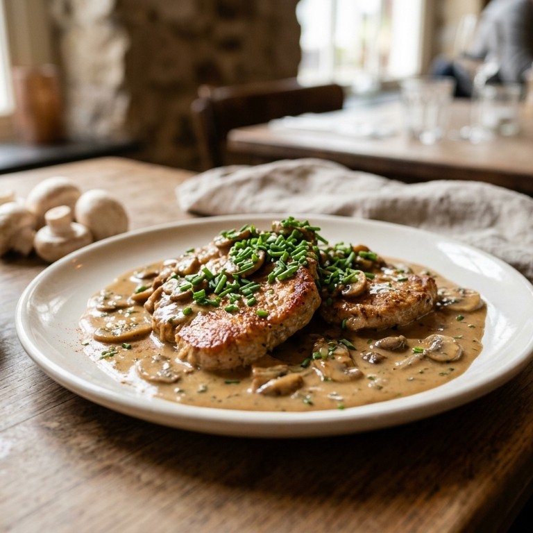 Kalfslapjes met bieslook recept