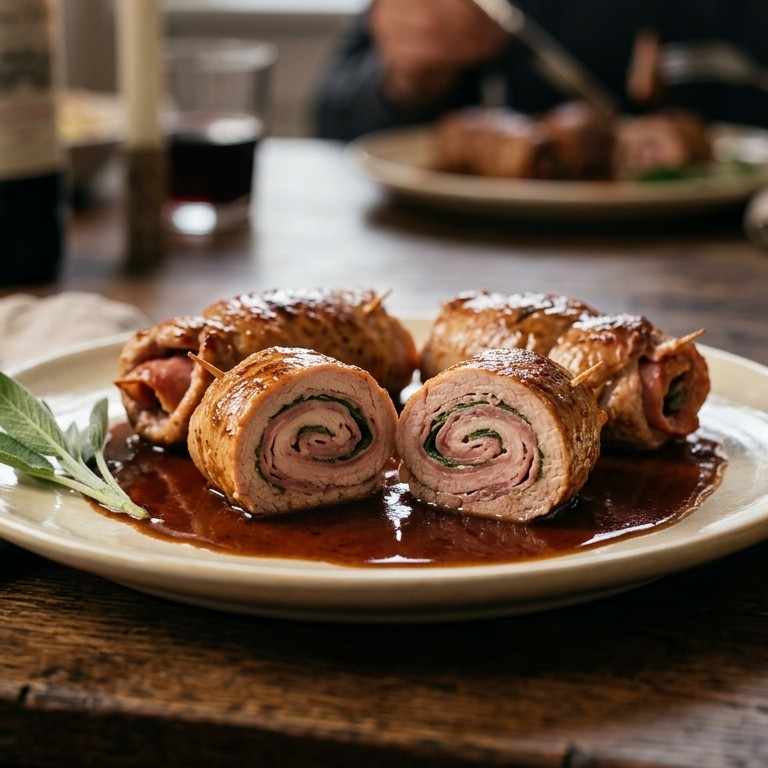 Kalfsvleesrolletjes met parmaham recept