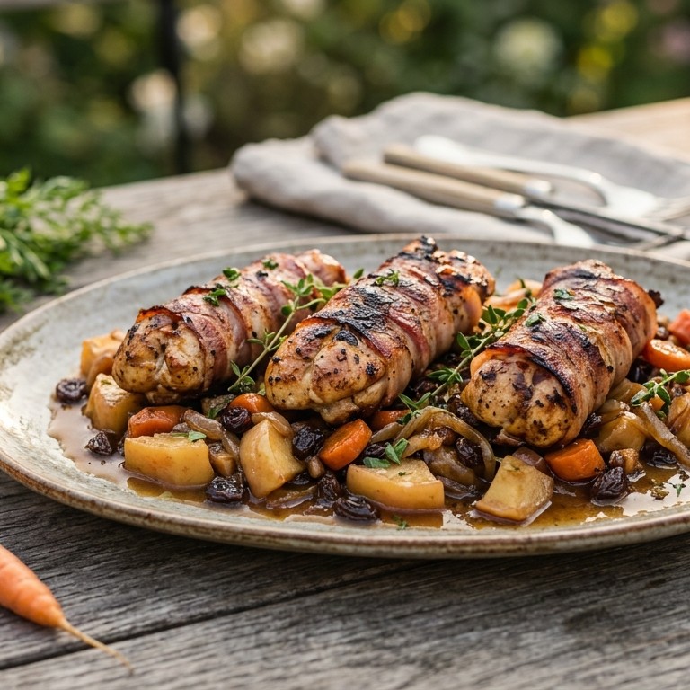 Kalfszwezerikken op BBQ recept