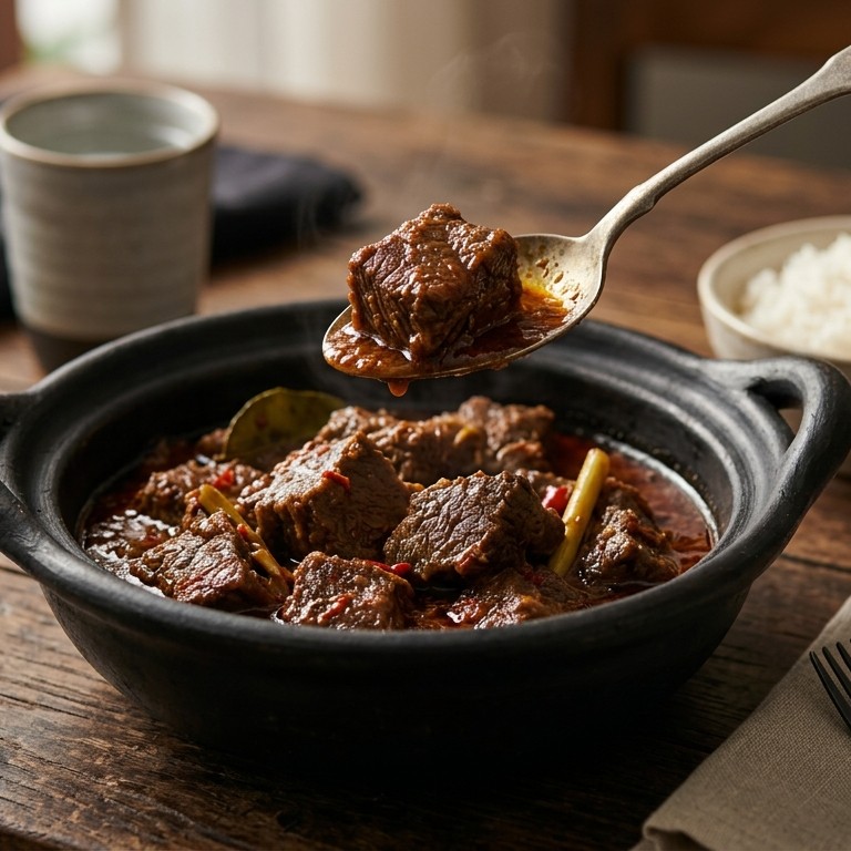 Kalio daging recept
