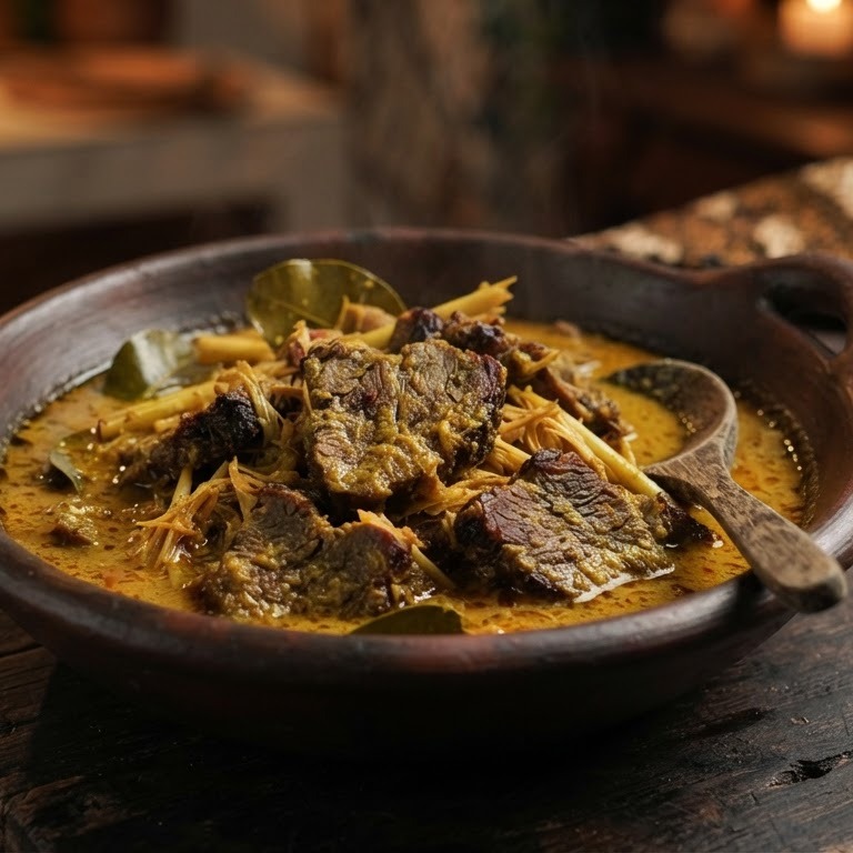 Kalio hati (gestoofde runderhart met kruiden) recept