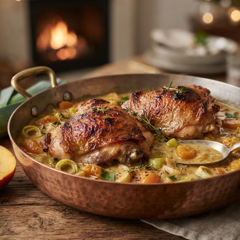 Kalkoendijen in roomboter recept