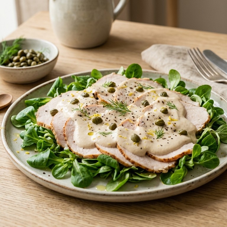 Kalkoenfilet met tonijnsaus recept