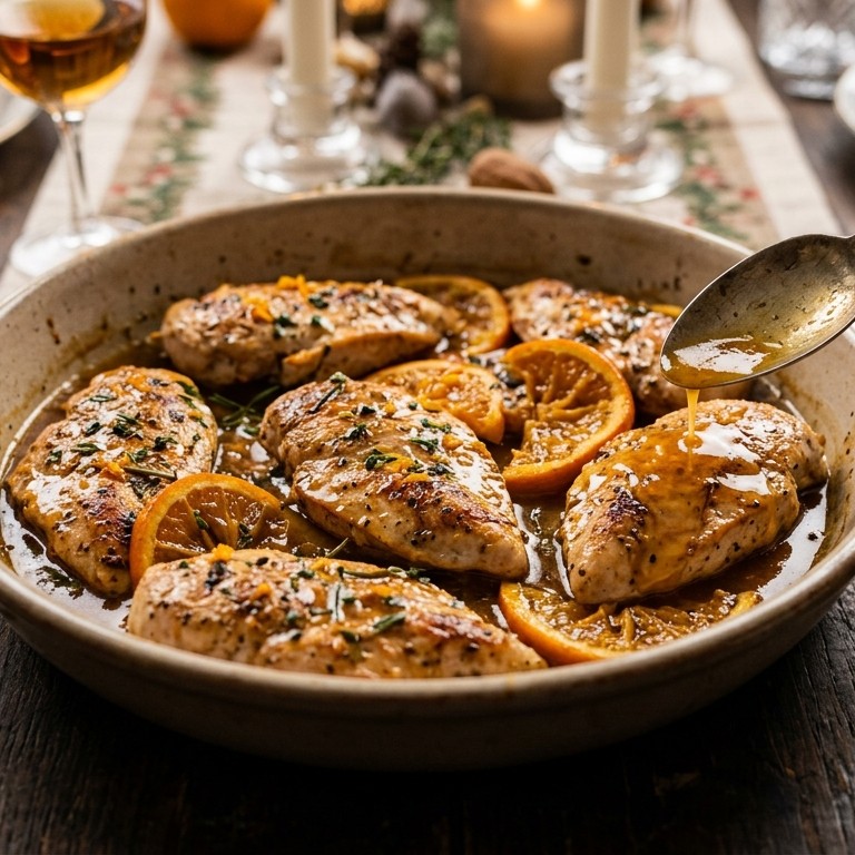 Kalkoenfilets a l'orange recept
