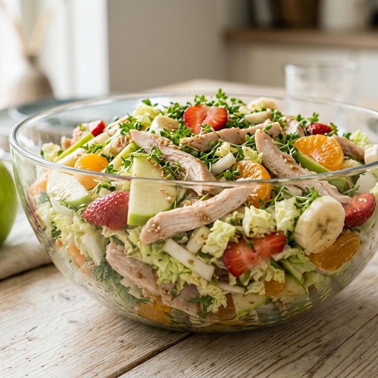 Kalkoensalade met appels recept