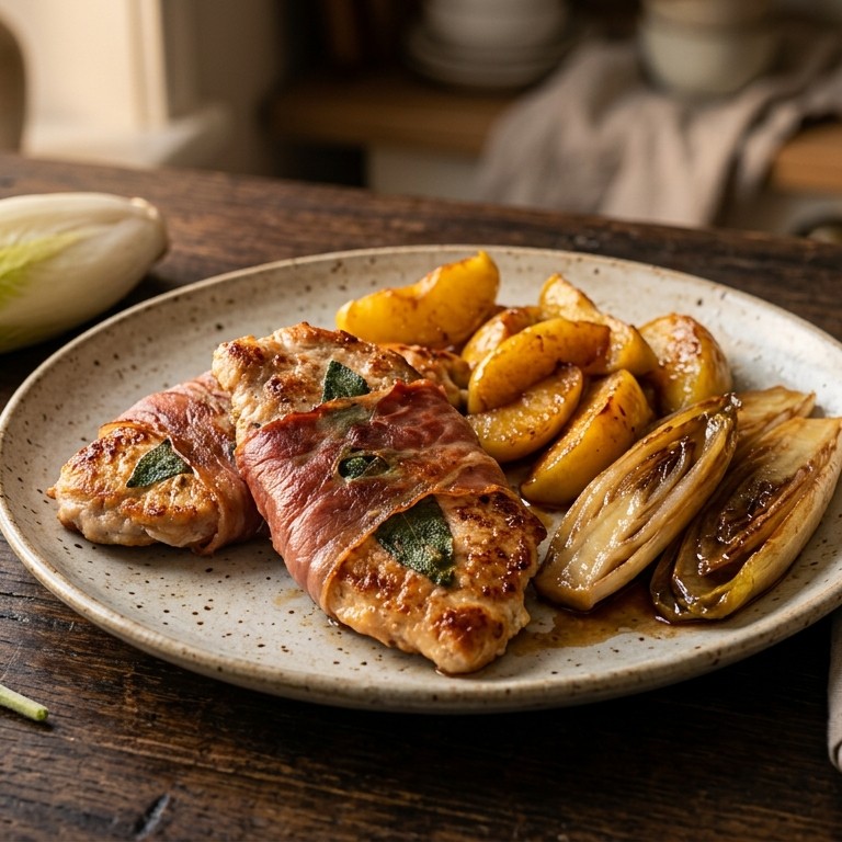 Kalkoenschnitzels met appel recept