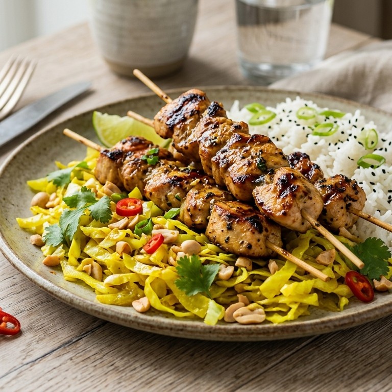 Kalkoenspies met kerriespitskool recept