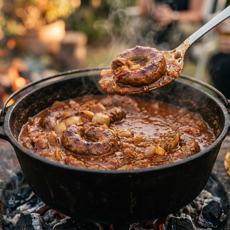 Kampkerriekos op zijn Zuidafrikaans recept