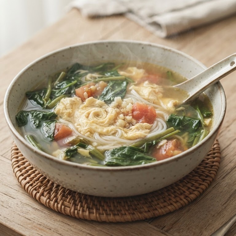 Kangkung-soep recept