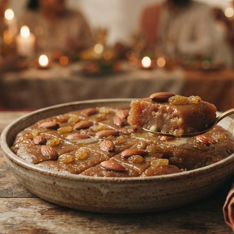 Karamel halva recept