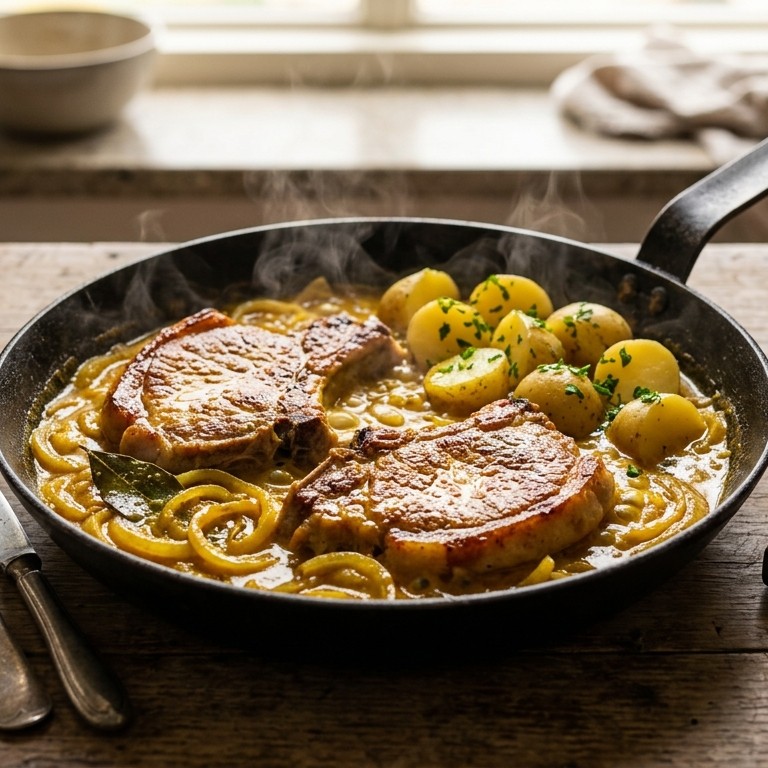 Karbonade met kerrie recept