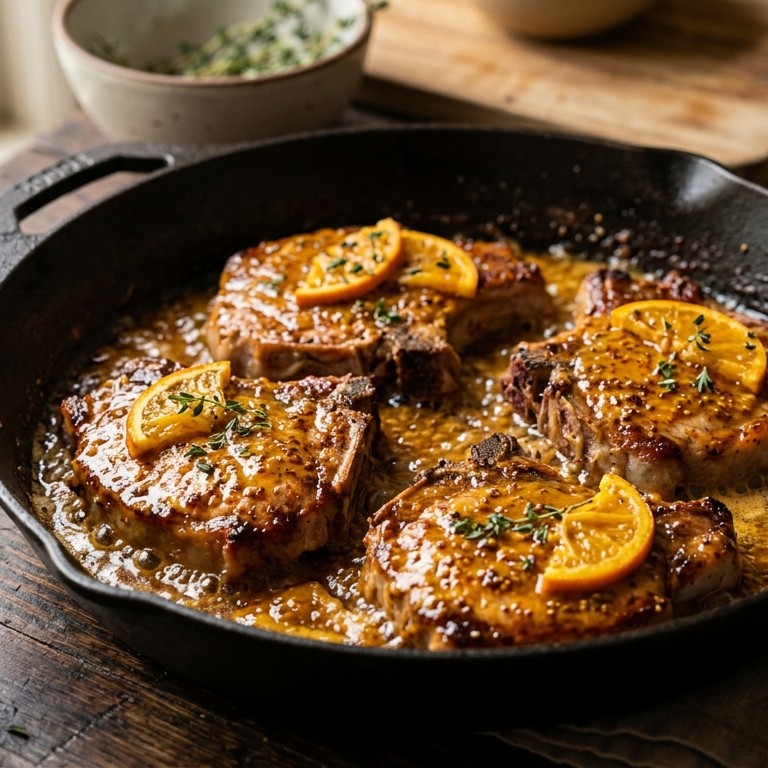 Karbonades in sinaasappelsaus recept