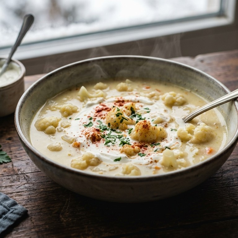 Karfiolleves (Bloemkoolsoep) recept
