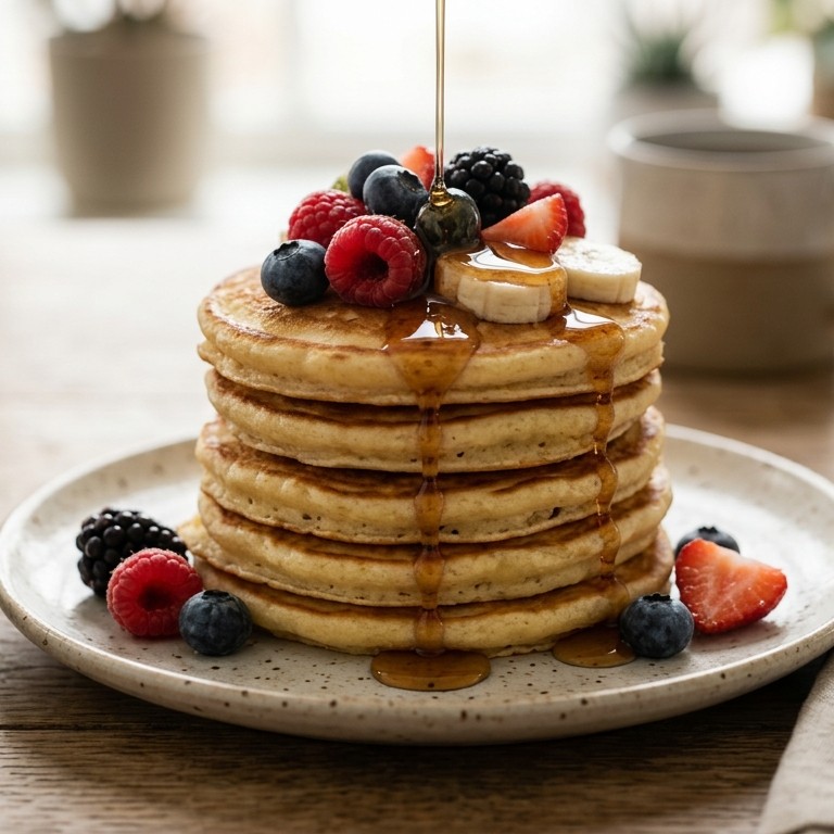 Karnemelkpannenkoekjes met vruchten recept