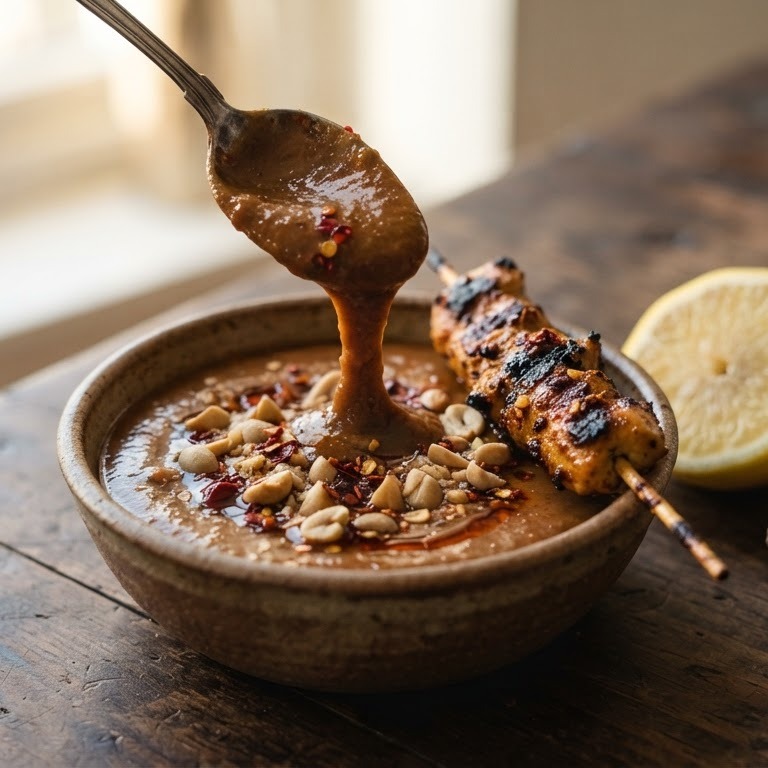 Katjangsaus, sate saus recept