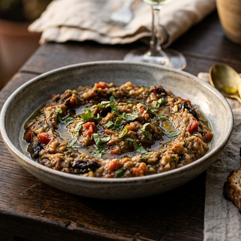 Kaviaar van aubergines recept